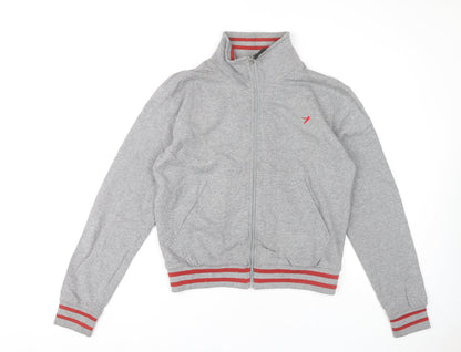 55DSL Men's Grey Full Zip Sweatshirt, Size M
