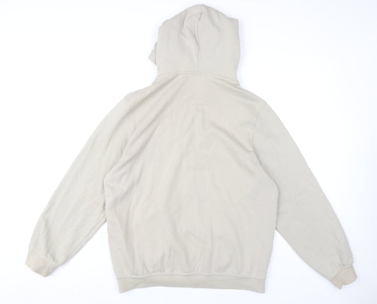 Mens UK Size M H&M Beige Full Zip Hoodie