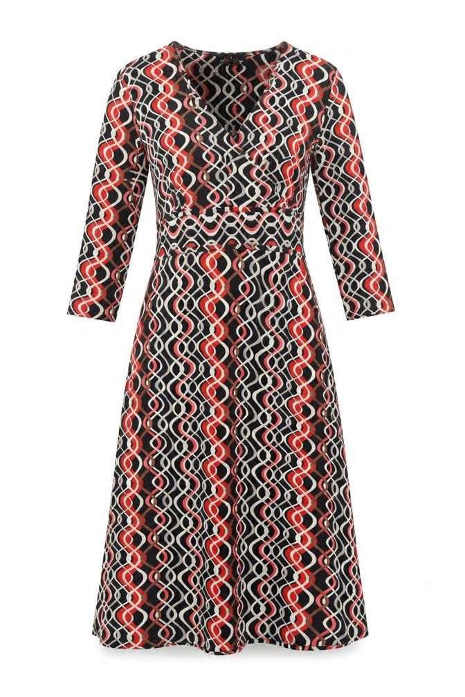 Principles Women's Multicoloured Midi Dress Size 10