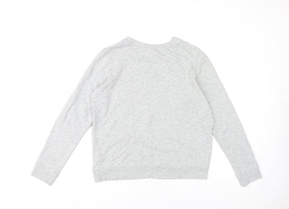 Womens UK Size M Calvin Klein Grey Pullover Sweatshirt