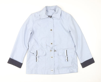 Womens UK Size S BM Blue Basic Jacket