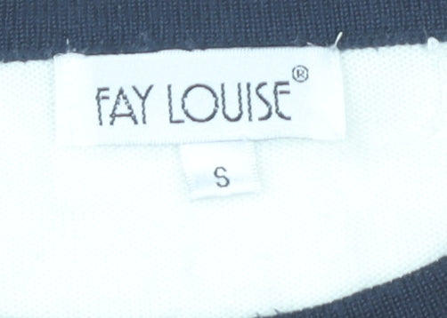 Womens UK Size S Fay Louise Multicoloured Pullover Jumper