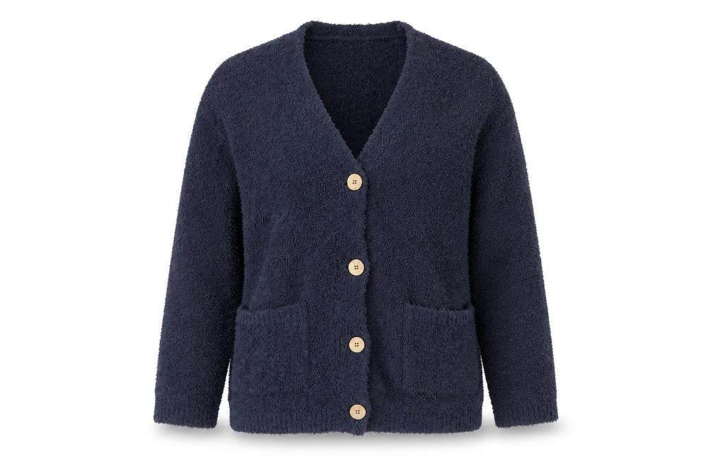 Womens UK Size L NEXT Blue Cardigan Jumper