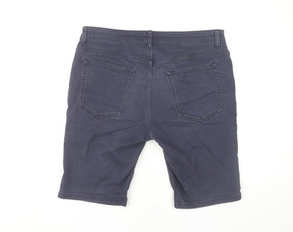 Next Men's Blue Shorts L Size Regular Fit