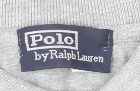 Polo by Ralph Lauren Men's Grey L Polo Shirt