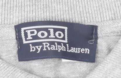 Polo by Ralph Lauren Men's Grey L Polo Shirt