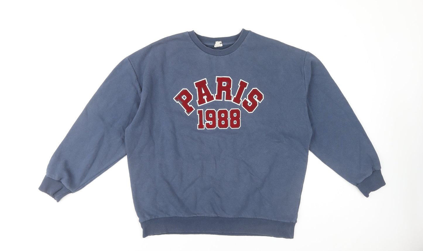 River Island Womens Blue Pullover Sweatshirt - Size S