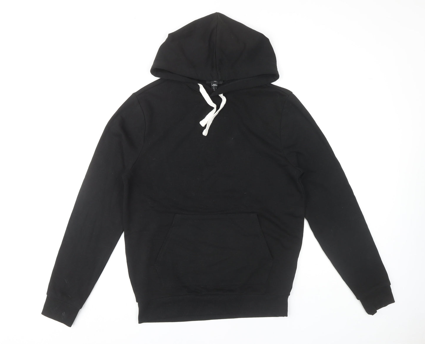 Mens UK Size S New Look Black Pullover Hoodie