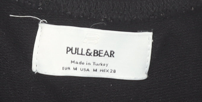 Womens UK Size 12 Pull & Bear Black Pullover Sweatshirt