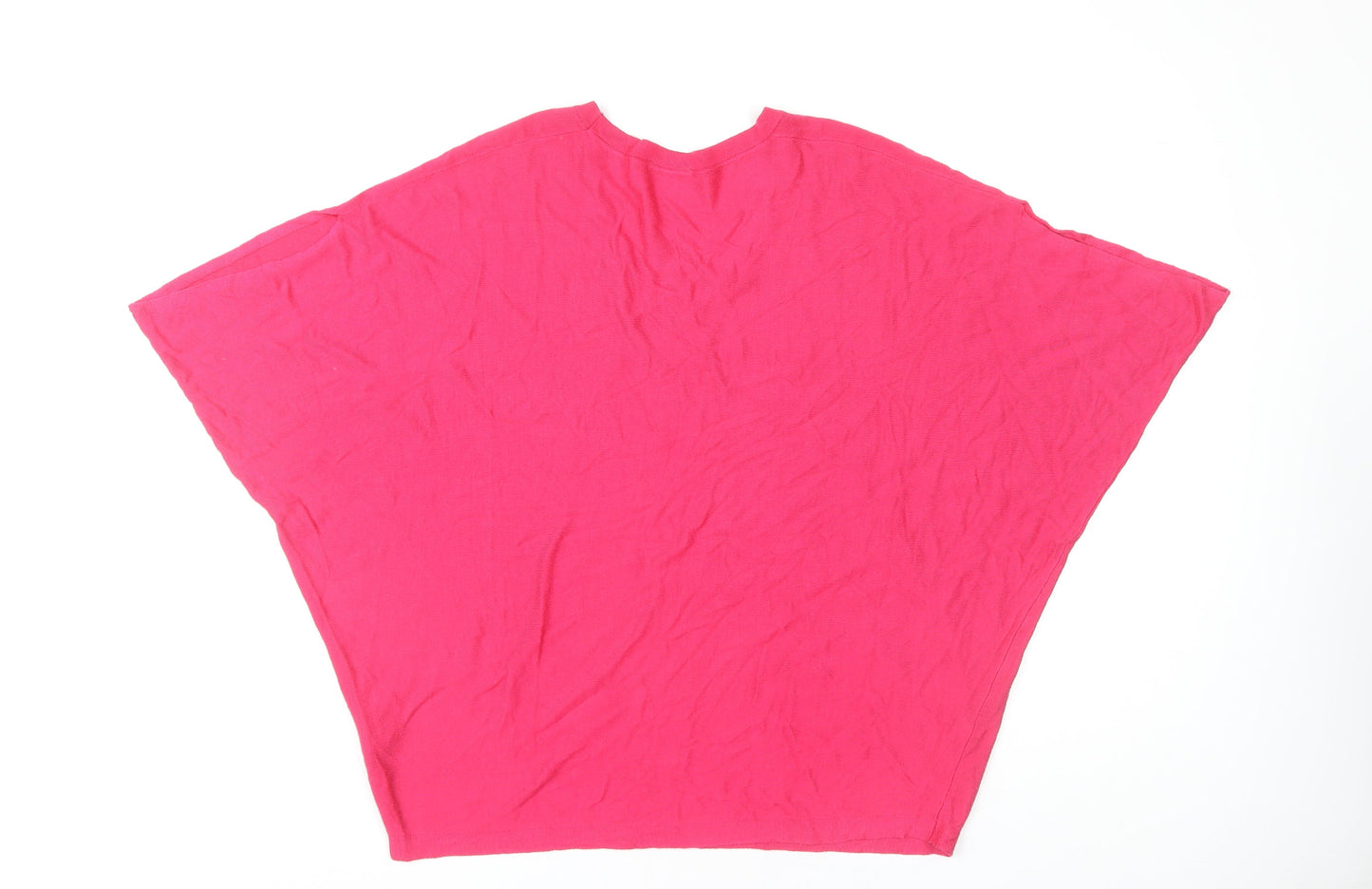 Womens UK Size M United Colors of Benetton Pink Cape Jumper