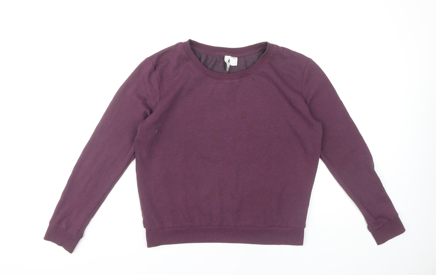 H&M Women's Purple Sweatshirt, Size S, Casual Wear