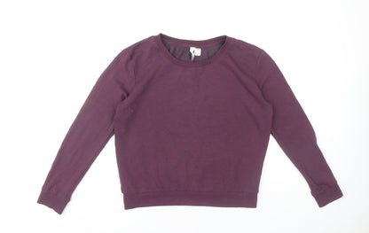 H&M Women's Purple Sweatshirt, Size S, Casual Wear