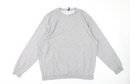 Mens UK Size XL H&M Grey Pullover Sweatshirt