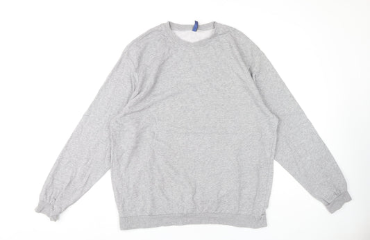 Mens UK Size XL H&M Grey Pullover Sweatshirt