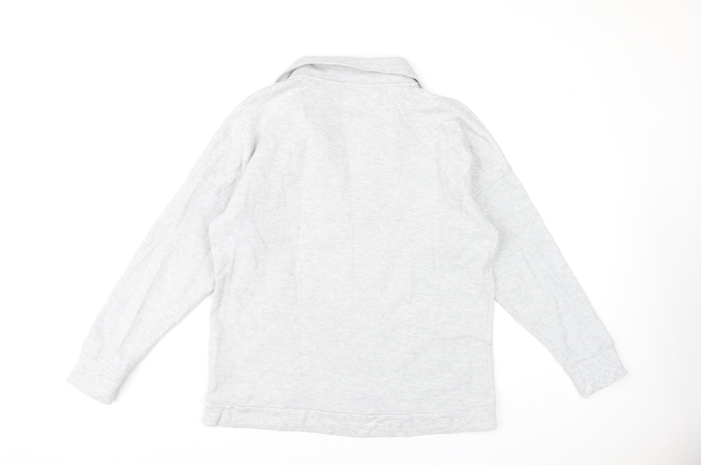 Next Grey Women's L Sweatshirt, Collared Casual Style