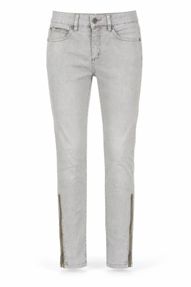 Womens UK Size M Selected Regular Fit Skinny Grey Jeans