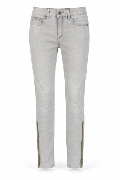 Womens UK Size M Selected Regular Fit Skinny Grey Jeans