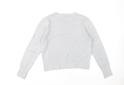 Womens UK Size 14 Oasis Grey Pullover Jumper