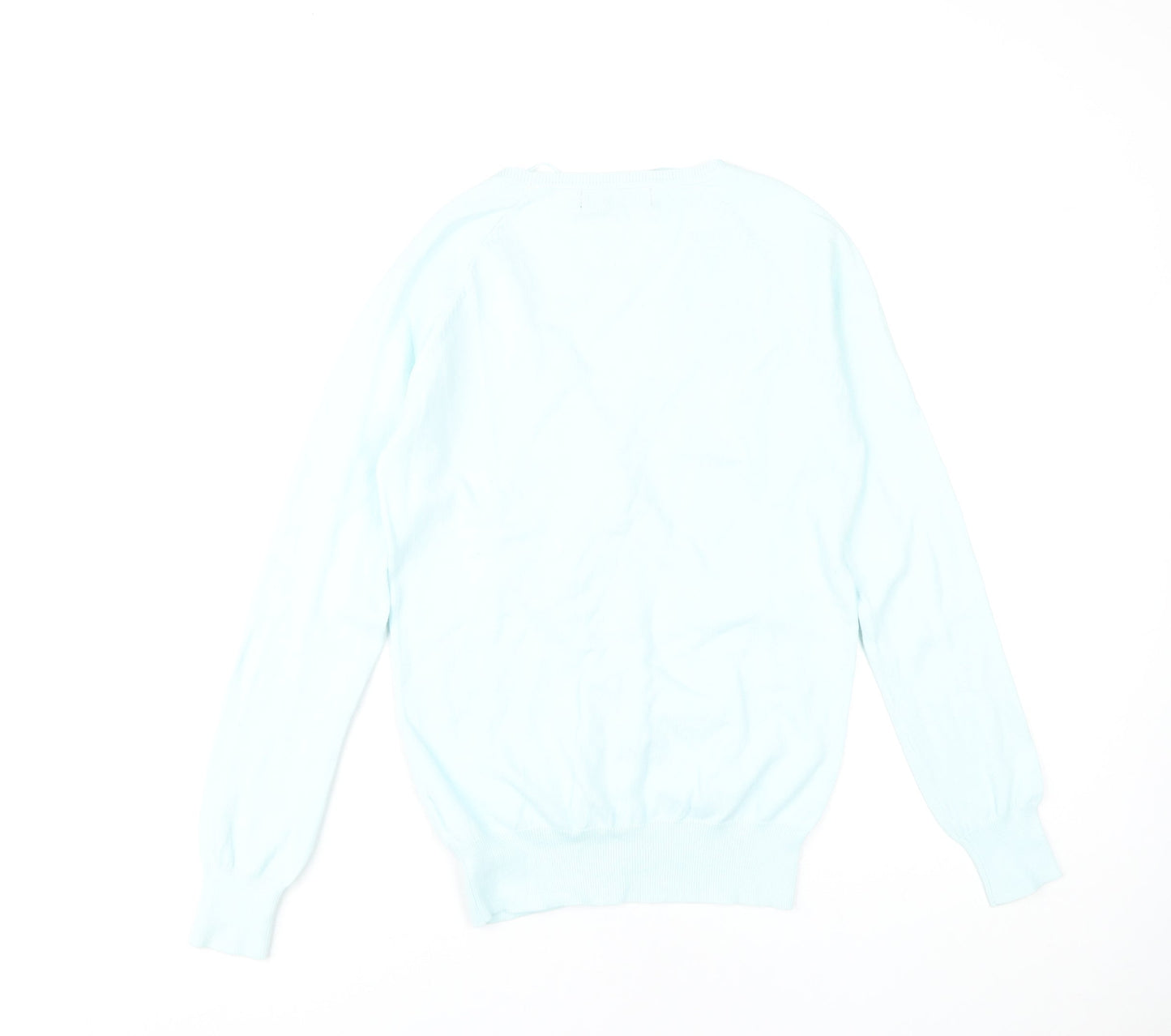 Womens UK Size 14 Zara Blue Cardigan Jumper