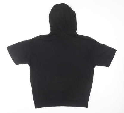 Mens UK Size S Zara Black Pullover Hoodie