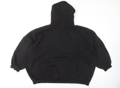 Boohoo Black Women's Pullover Hoodie Size 20