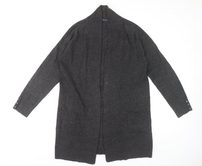 Womens UK Size 12 Marks and Spencer Grey Cardigan Jumper