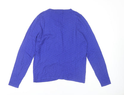 Womens UK Size 14 NEXT Blue Cardigan Jumper