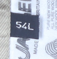 Jaeger Men's Beige Check Blazer Jacket, Size 54