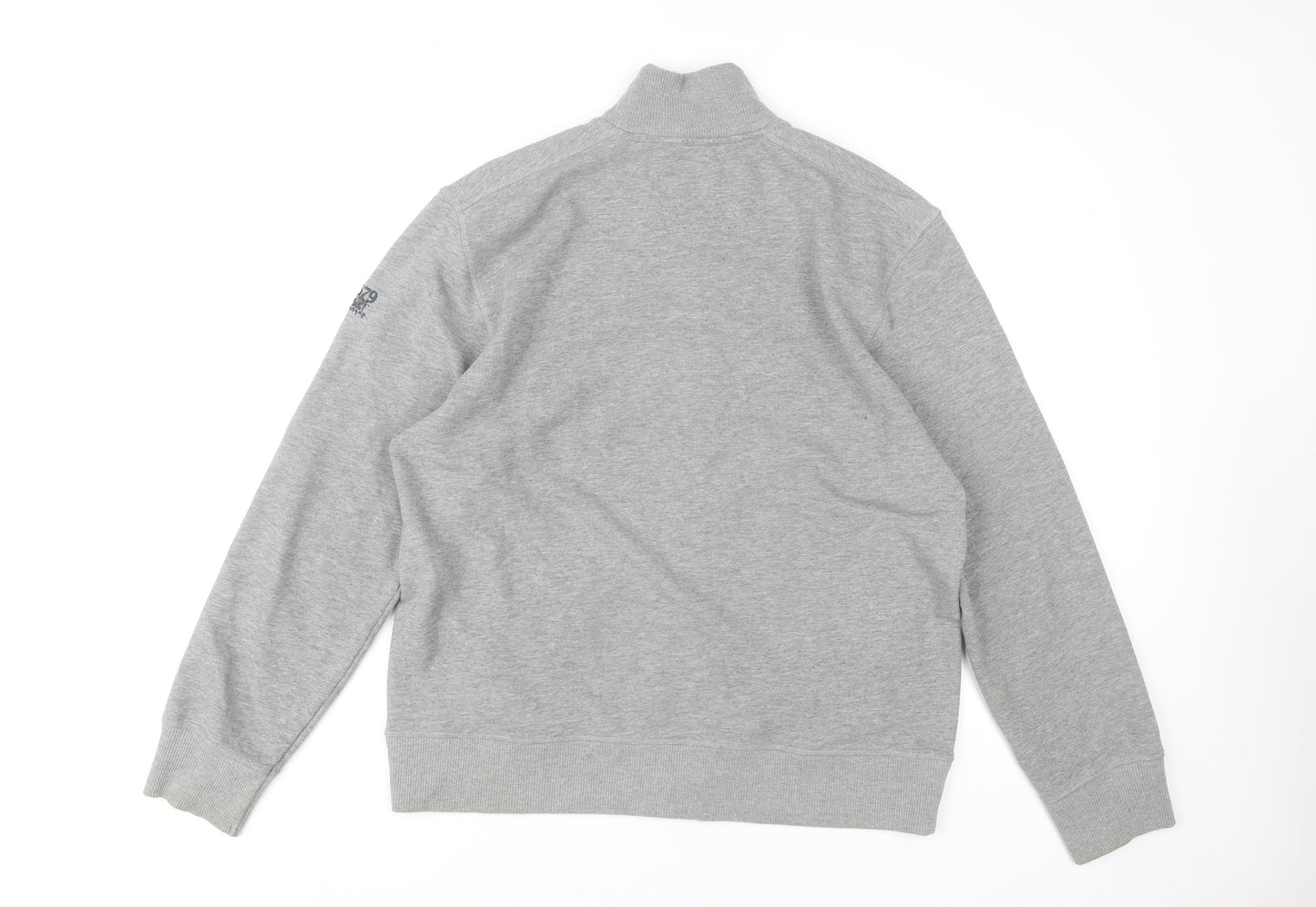 Mens UK Size L NEXT Grey Full Zip Sweatshirt