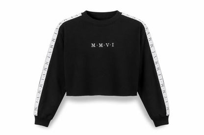 Womens UK Size XL Boohoo Black Pullover Sweatshirt