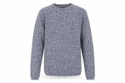 Front view of Solid Men's Blue L Knitted jumper