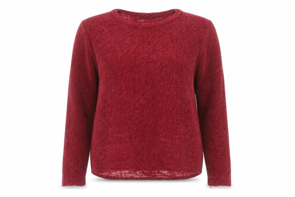 Womens UK Size L Only Red Pullover Jumper