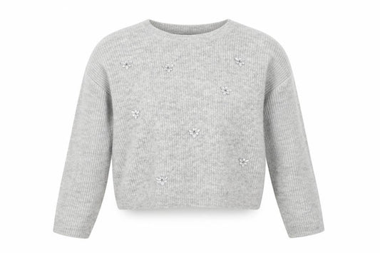 Teens UK Size L New Look Grey Pullover Jumper