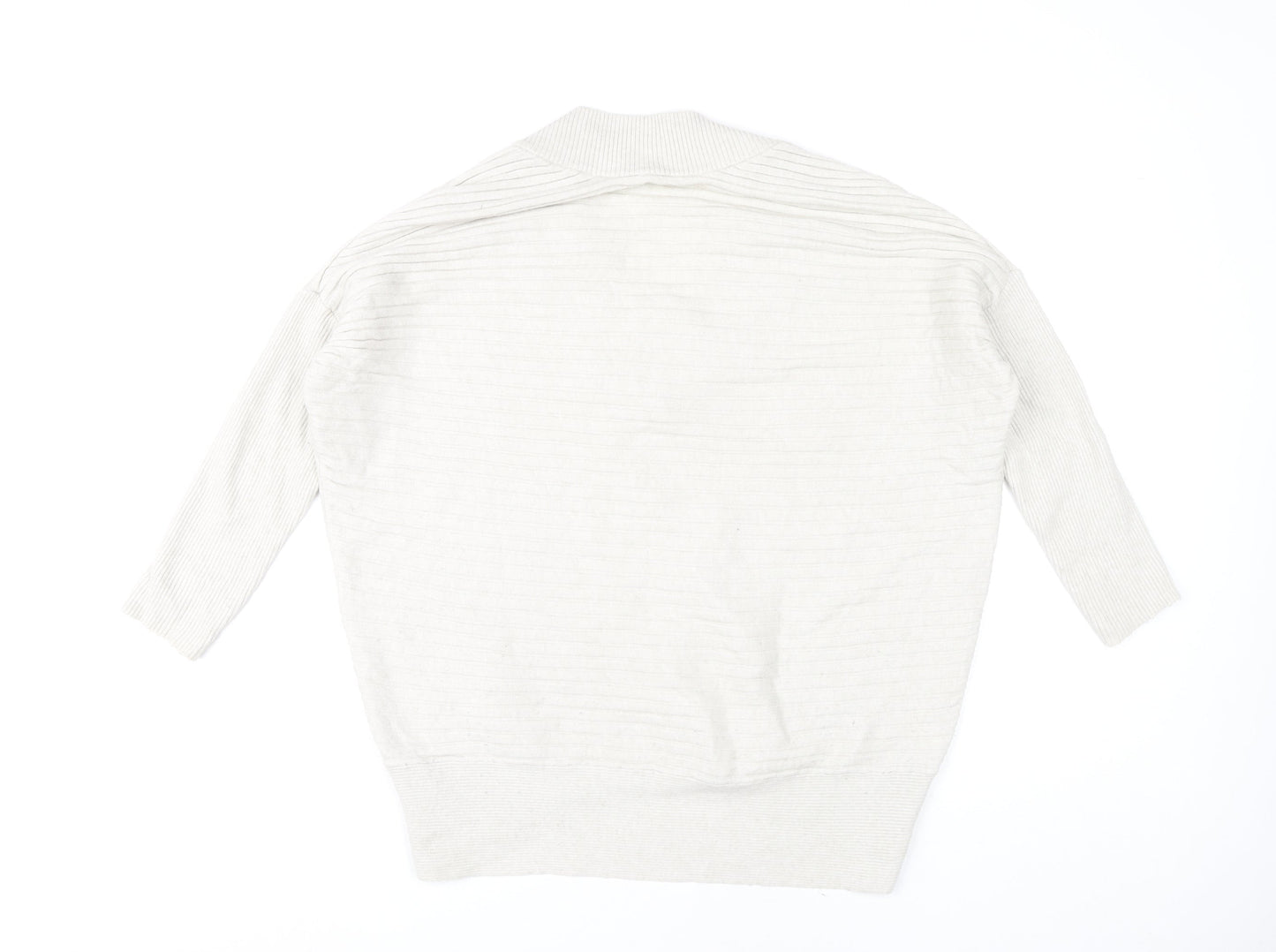 Womens UK Size XS River Island Ivory Pullover Jumper