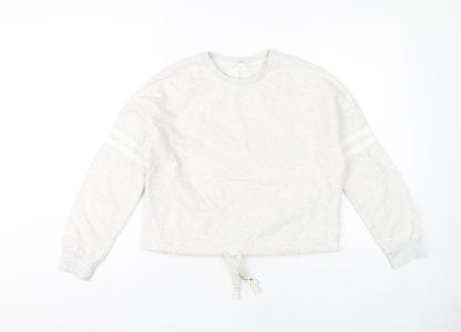 Marks and Spencer Girls Grey Sweatshirt 11-12 Years Pullover