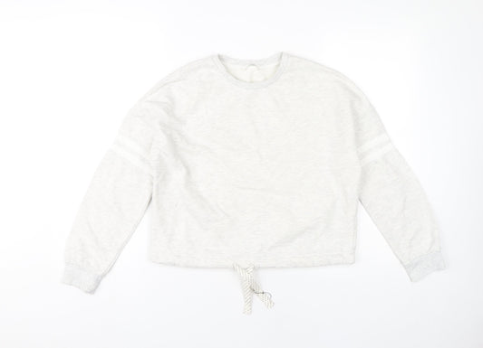 Marks and Spencer Girls Grey Sweatshirt 11-12 Years Pullover