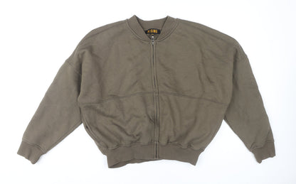 Womens UK Size XS RISING Green Basic Jacket