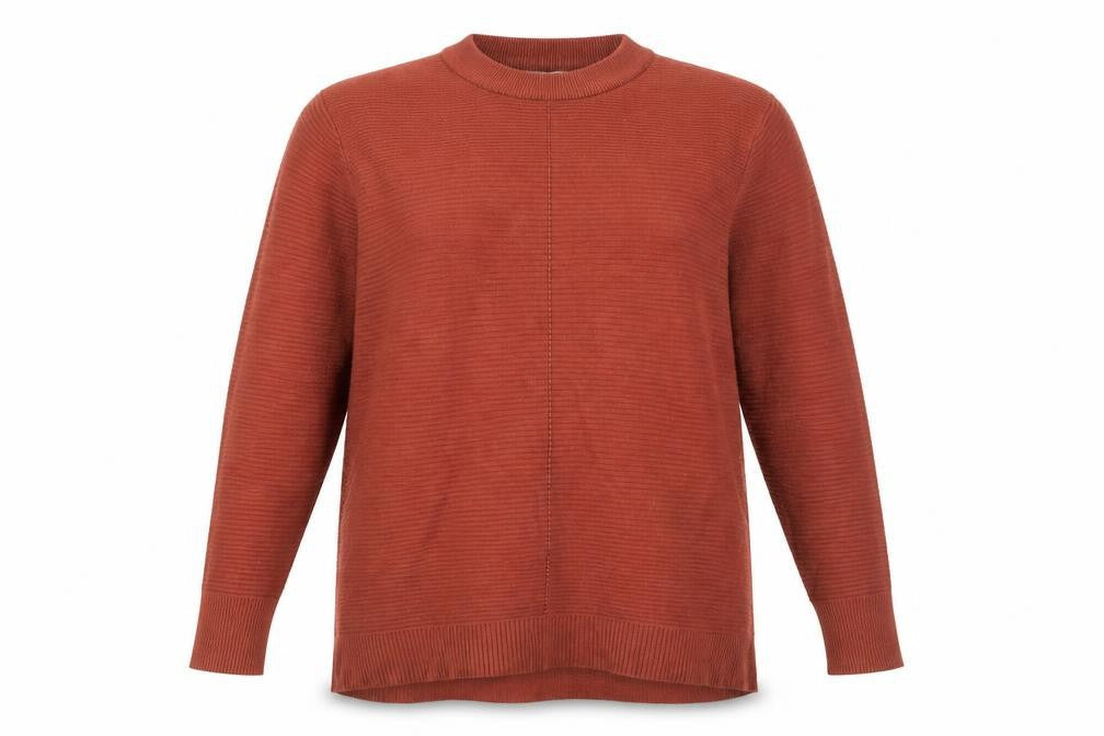 Womens UK Size L Warehouse Brown Pullover Jumper