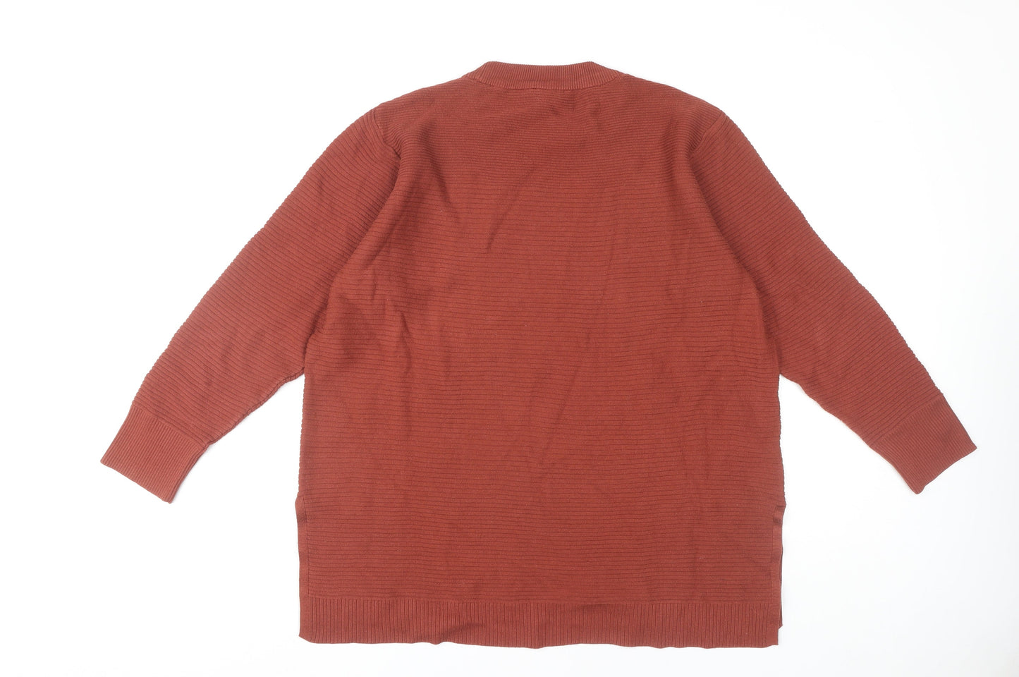 Womens UK Size L Warehouse Brown Pullover Jumper