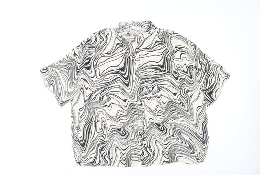 Papaya Women's Multicoloured Button-Up Shirt, Size 14