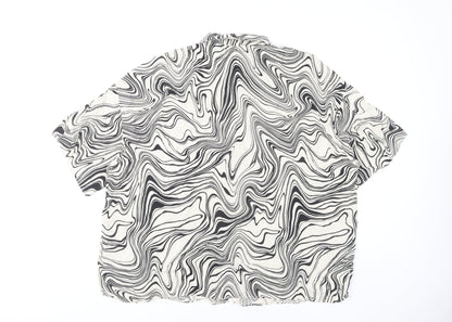 Papaya Women's Multicoloured Button-Up Shirt, Size 14