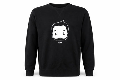 Mens UK Size M H&M Black Pullover Sweatshirt