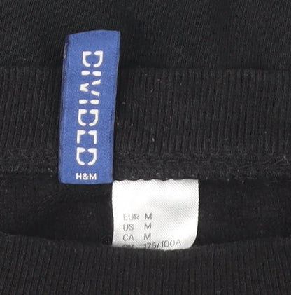Mens UK Size M H&M Black Pullover Sweatshirt