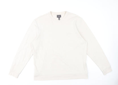Mens UK Size XL H&M Beige Pullover Sweatshirt