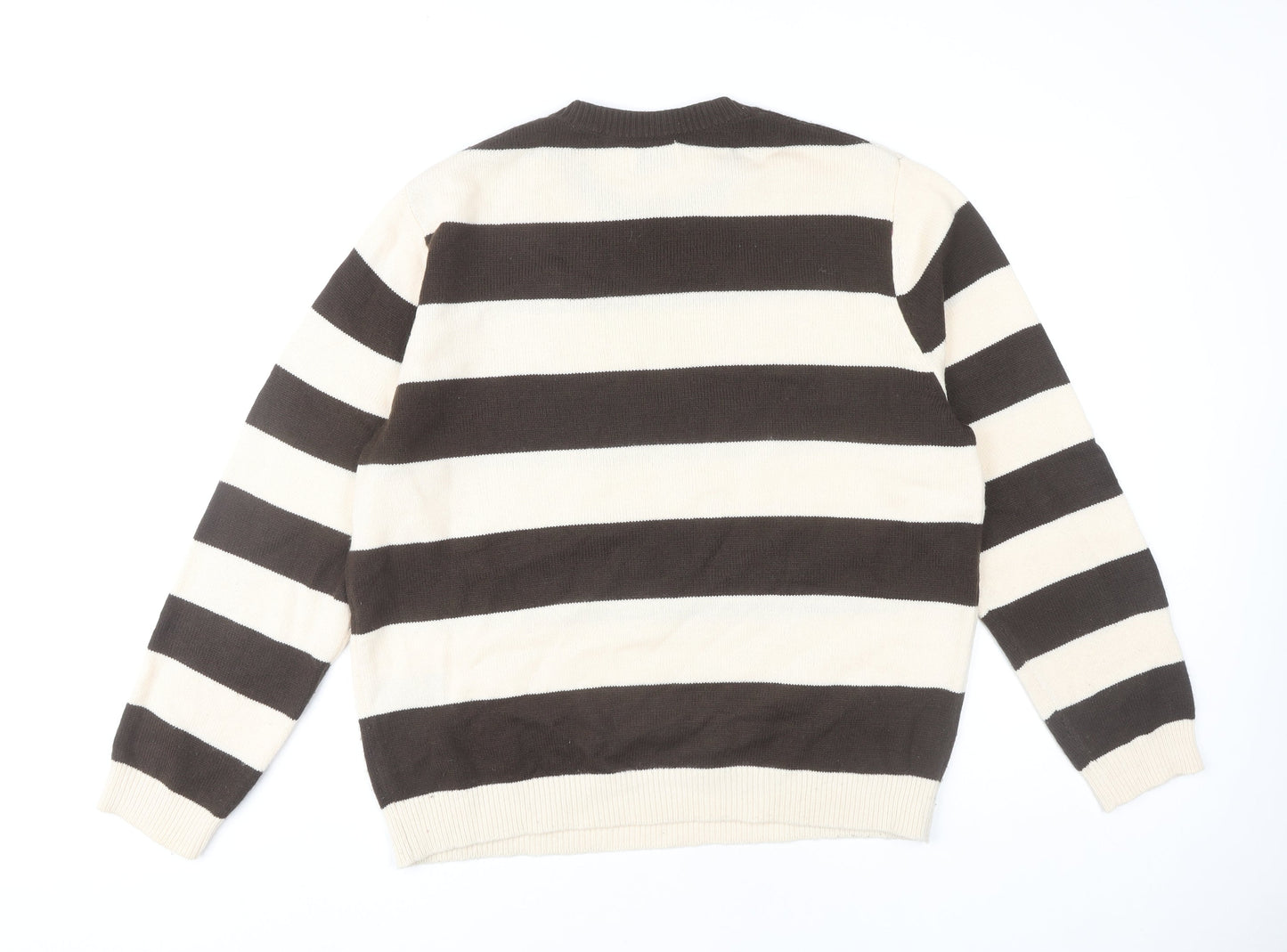 Topman Men's Multicoloured Striped Jumper L