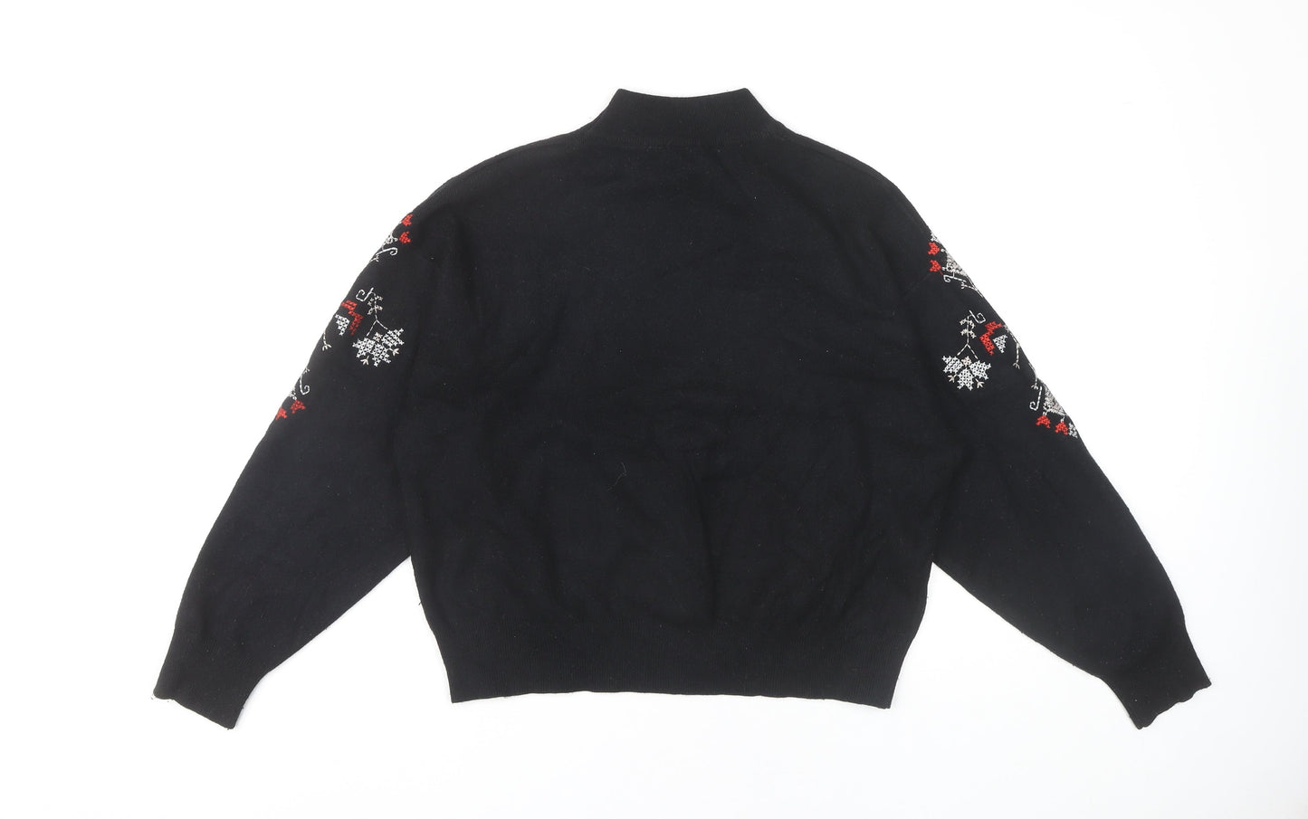 Womens UK Size M New Look Black Pullover Jumper