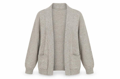 Womens UK Size M H&M Beige Cardigan Jumper