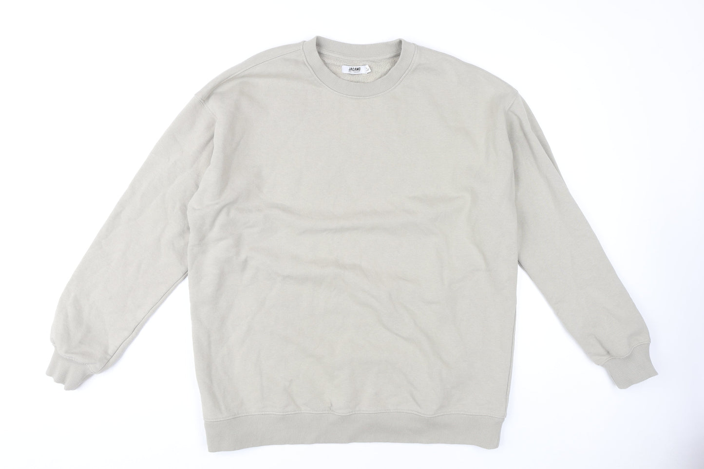 Mens UK Size XL Jacamo Beige Pullover Sweatshirt