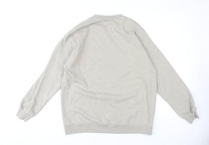 Mens UK Size XL Jacamo Beige Pullover Sweatshirt