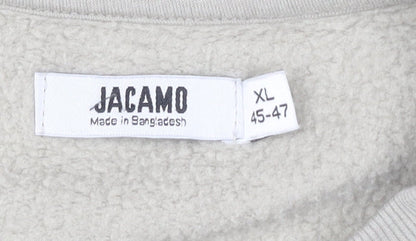Mens UK Size XL Jacamo Beige Pullover Sweatshirt